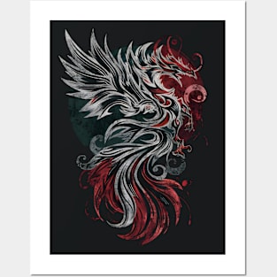 Gothic Phoenix Posters and Art